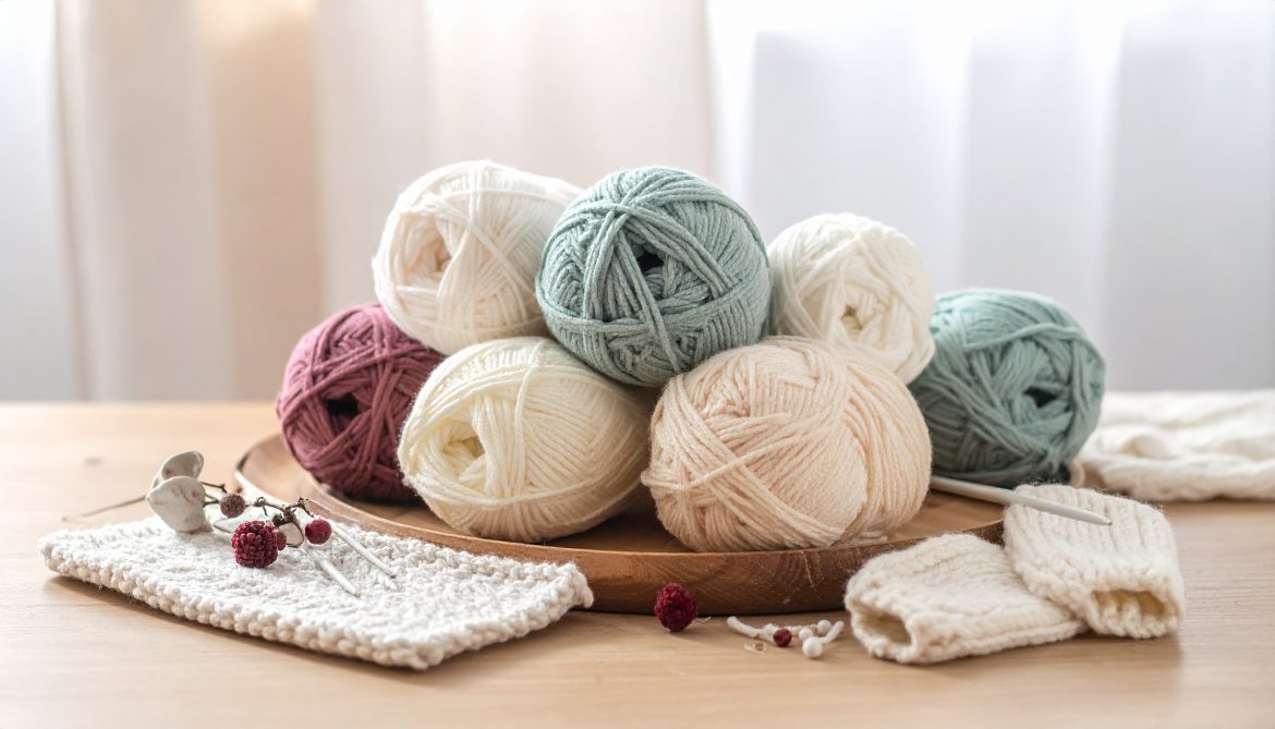 Najpiękniejsze zimowe kolory włóczek – trendy i inspiracje